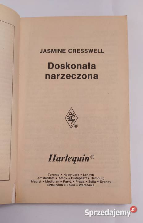 DOSKONAŁA NARZECZONA Jasmine Cresswell HARLEQUIN Proza i poezja