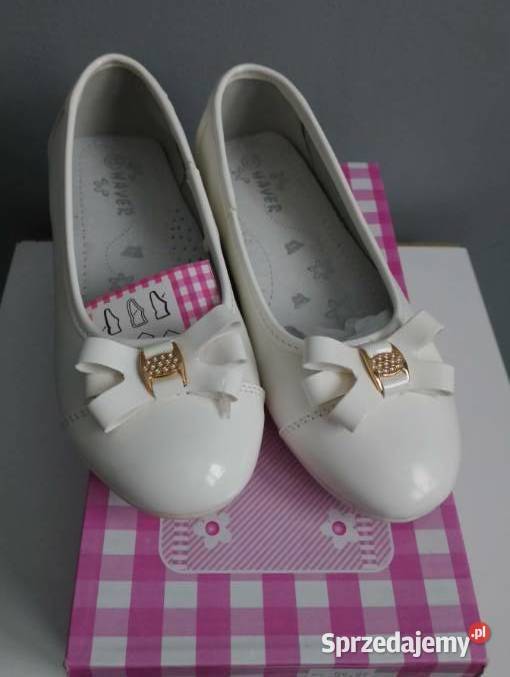Baleriny białe rozmiar 33 86 Opole Lubelskie