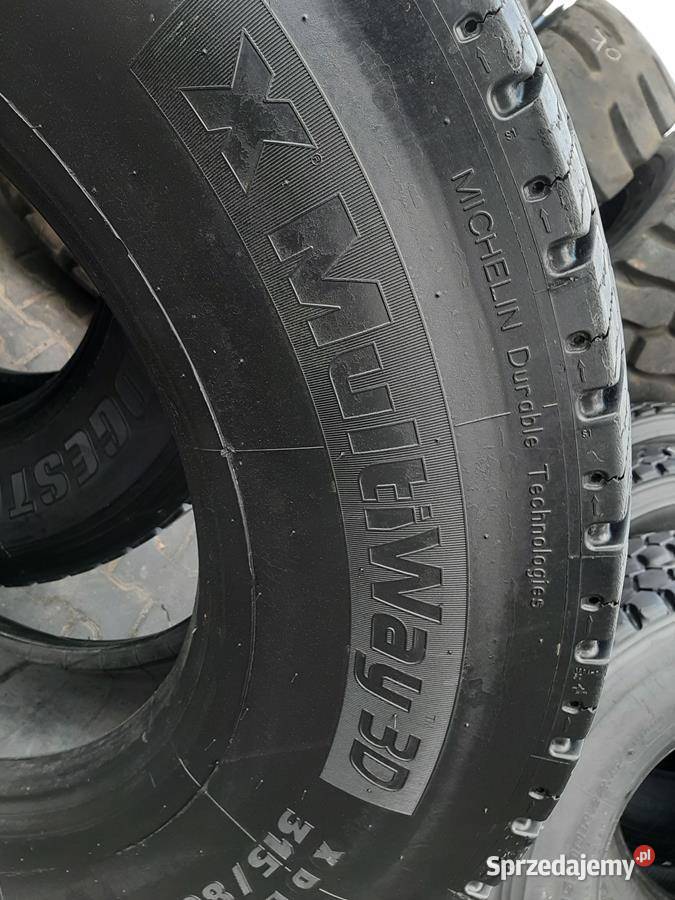 Opona używana ciężarowa 31580R225 MICHELIN 700 Ciężarowe Zaścianki sprzedam