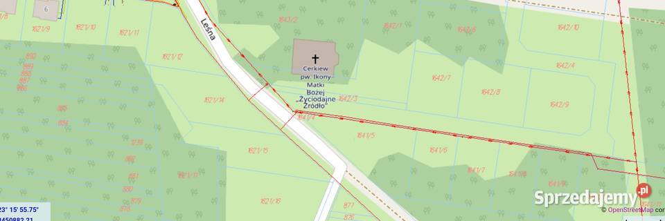 Działki z warunkami zabudowy Karakule