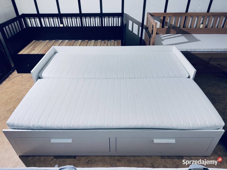 WYPRZEDAŻ 3 sztuki IKEA BRIMNES Leżanka Łóżko z Rybnik sprzedam