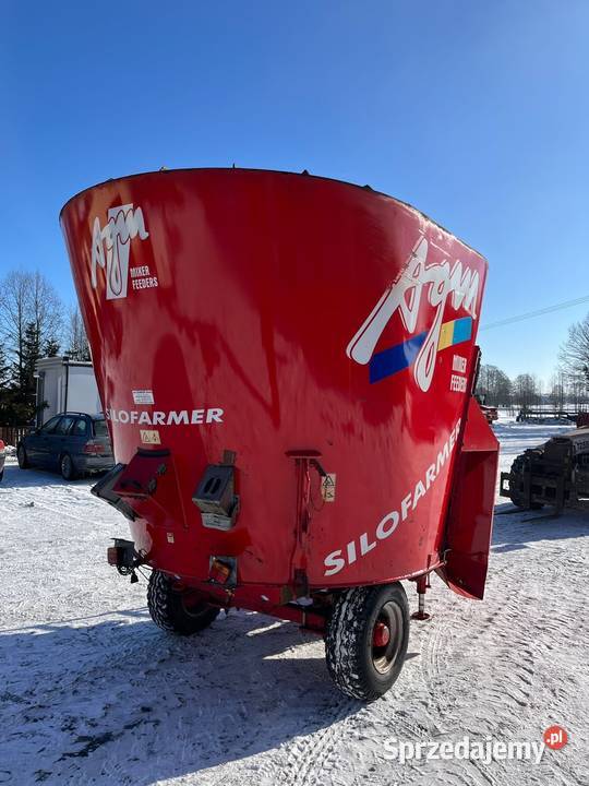 Wóz paszowy paszowóz 12m3 AGM SILOFARMER Kuhn nieuszkodzony Myszyniec