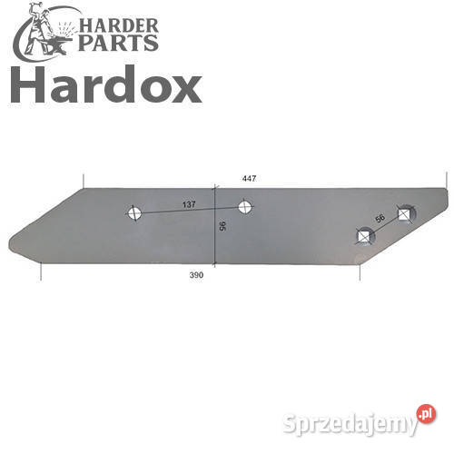 Płoza HARDOX 1879P do pługa UNIA grudziądz TUR Suwałki sprzedam