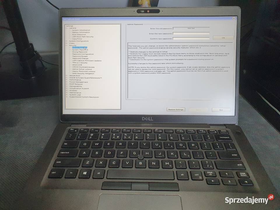 Dell Latitude 5400 i58365U 16GB RAM SSD 256GB śląskie sprzedam