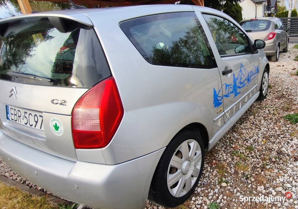 Citroen C2 VTR 14 benzyna z polskiego salonu bluetooth C2 Mościska
