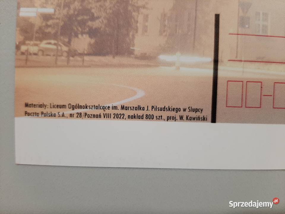 Karta okoli 100 lat Liceum Ogólnokształcącego Konin