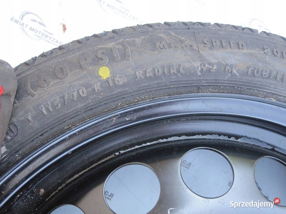 OPEL ASTRA J ZAFIRA C koło dojazdowe 1157016 92M