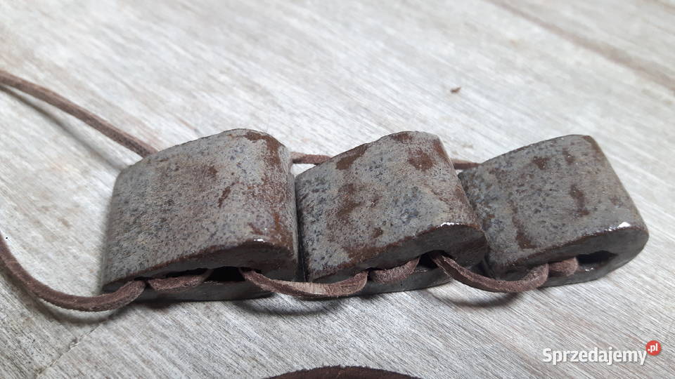 Naszyjnik ceramiczny ręcznie wykonany