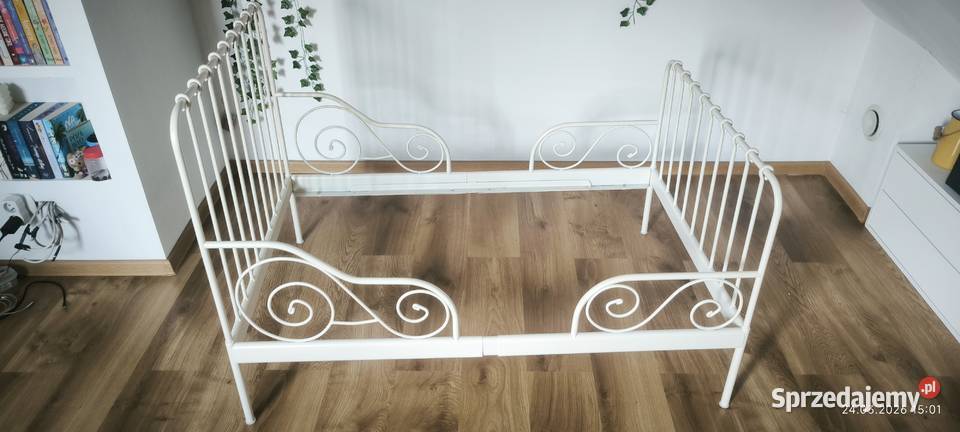 Łóżko REGULOWANE Ikea Minnen komplet TANIO ok Łóżka Cisie