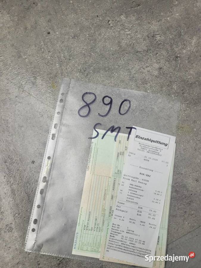 KTM 890 ADV SMT OEM STACYJKA KLUCZYK MODUŁ Pozostałe wielkopolskie Nowy Tomyśl sprzedam