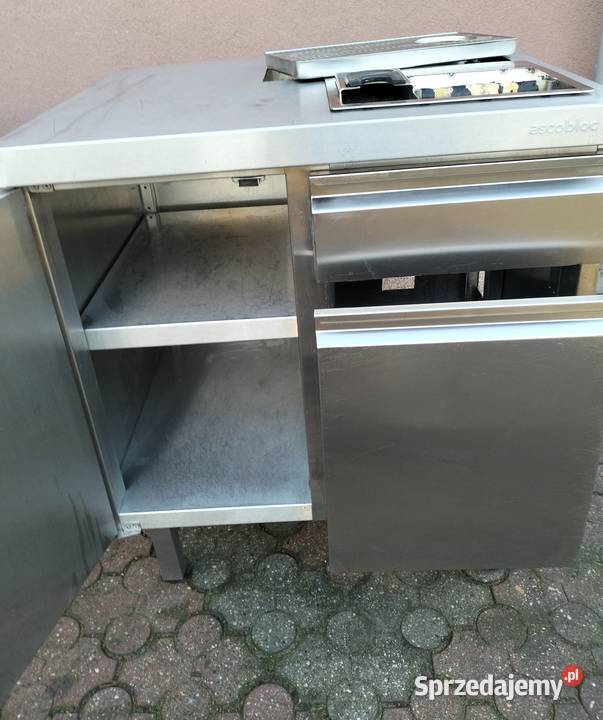 Stół gastronomiczny pod ekspres do kawy z