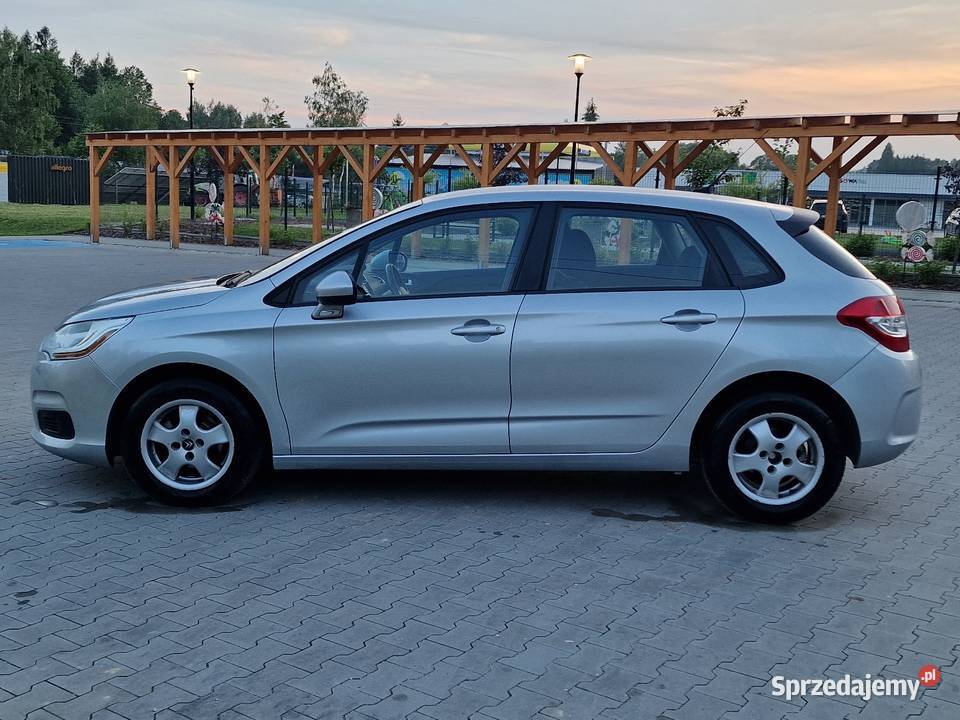 Citroen C4 II 16 HDI 92 Klimatyzacja Isofix srebrny małopolskie Ryglice