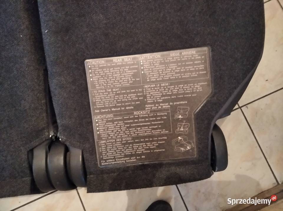 toyota yaris kanapa fotel Rok produkcji 2002 Lublin