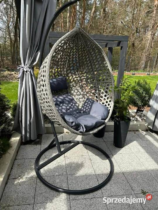 Kokon ogrodowy fotel wiszący leżak Huśtawki