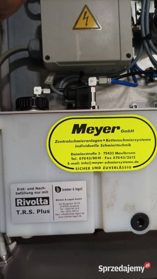 Szafa z wyposażeniem pneumatycznym Meyer dolnośląskie Jelenia Góra sprzedam
