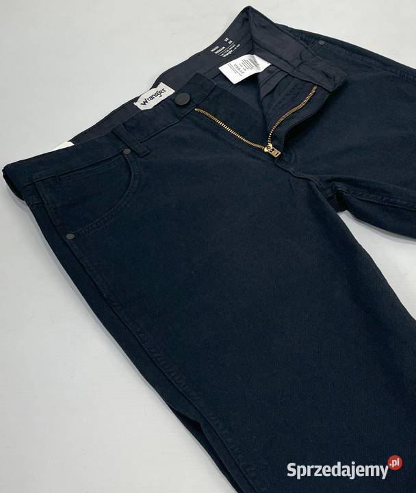Spodnie męskie Wrangler Greensboro 803 Dark Navy Odzież i bielizna męska Warszawa