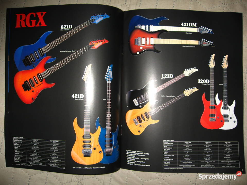 Yamaha Electric Guitars Basses Catalog 1994 Kępice