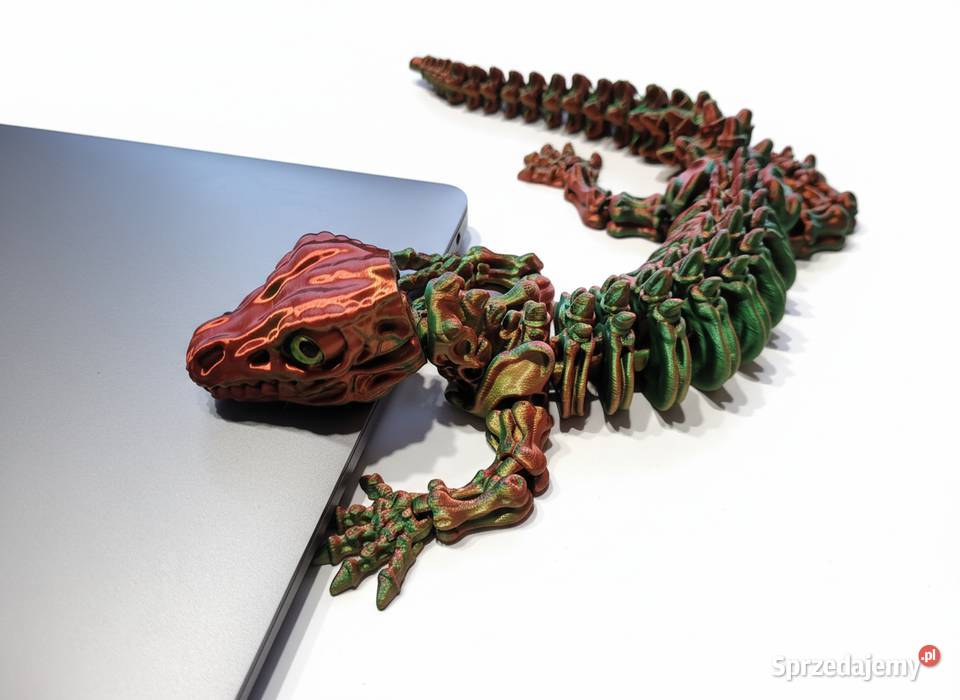 Ruchomy szkielet warana z Komodo 37 elastyczna Figurki sprzedam