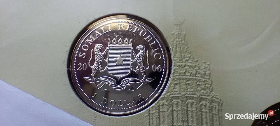 Stare monety 1 dolar 2006 Papież Benedykt XVI