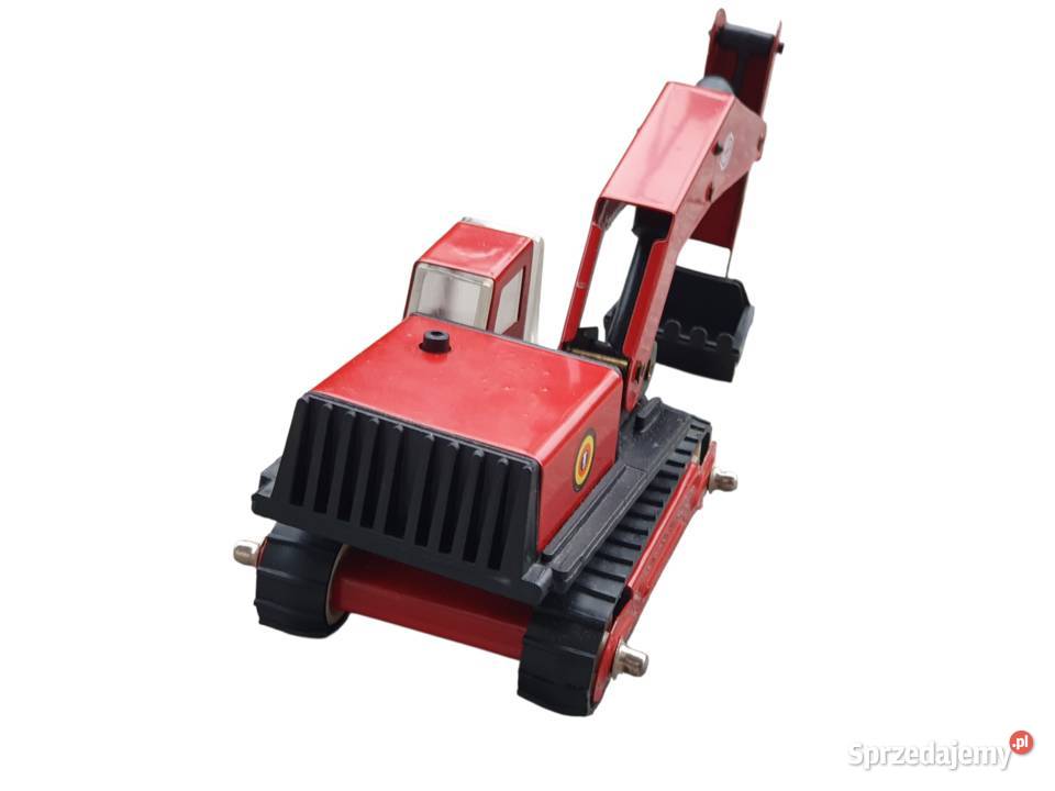 Stara zabawka koparka ładowarka MIR USSR unikat Antyki, Sztuka, Kolekcje śląskie Cieszyn sprzedam