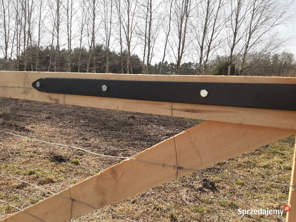 Brama tymczasowa budowlana techniczna drewniana Lubin