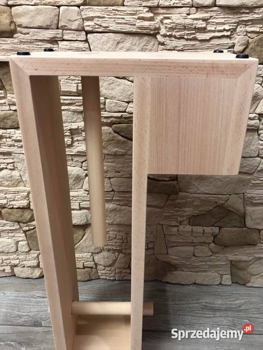 Drewniany stojak do łazienki na papier toaletowy sprzedam