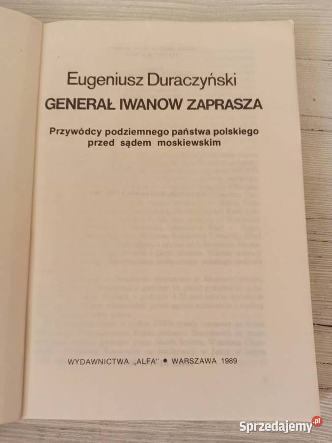 Generał Iwanow Zaprasza Eugeniusz Duraczyński Bielsko-Biała