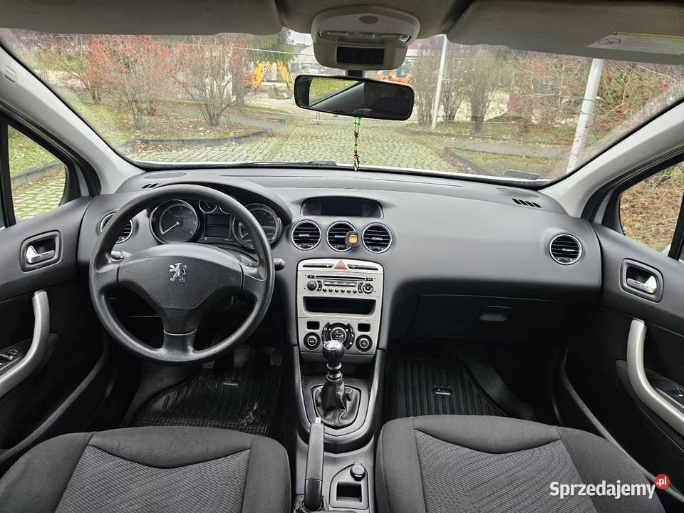 Peugeot 308 2009r 16Hdi Klimatronik Niskie srebrny Ryglice