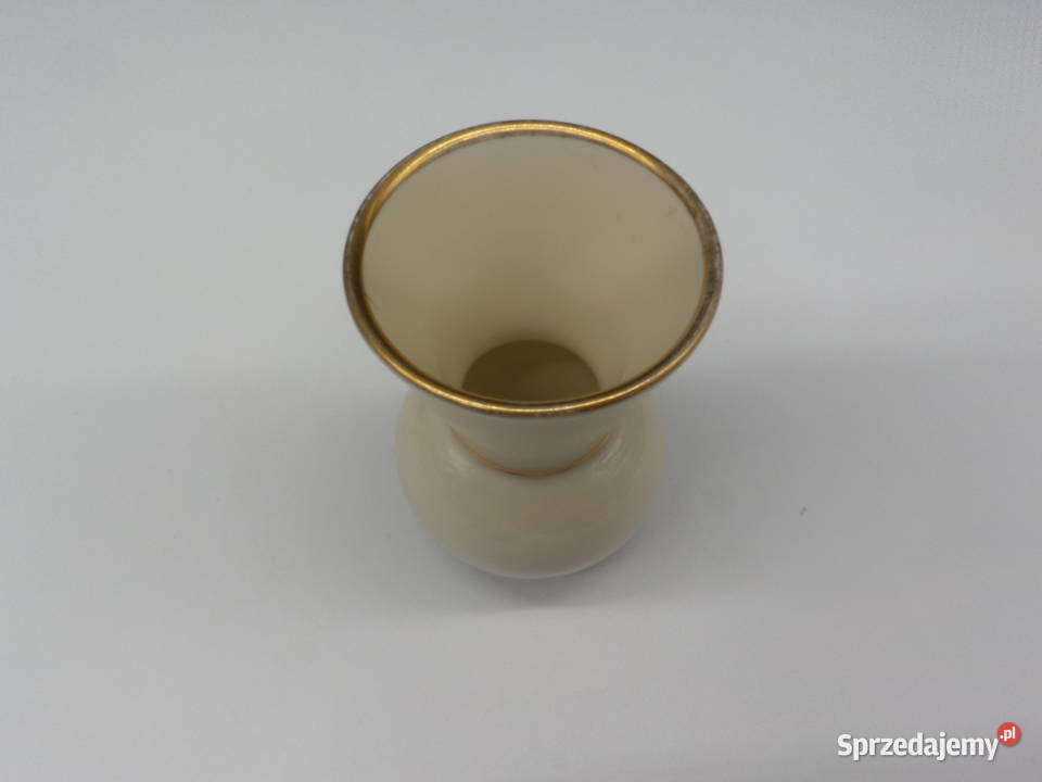 Porcelanowy wazon wazonik ecru FURSTENBERG