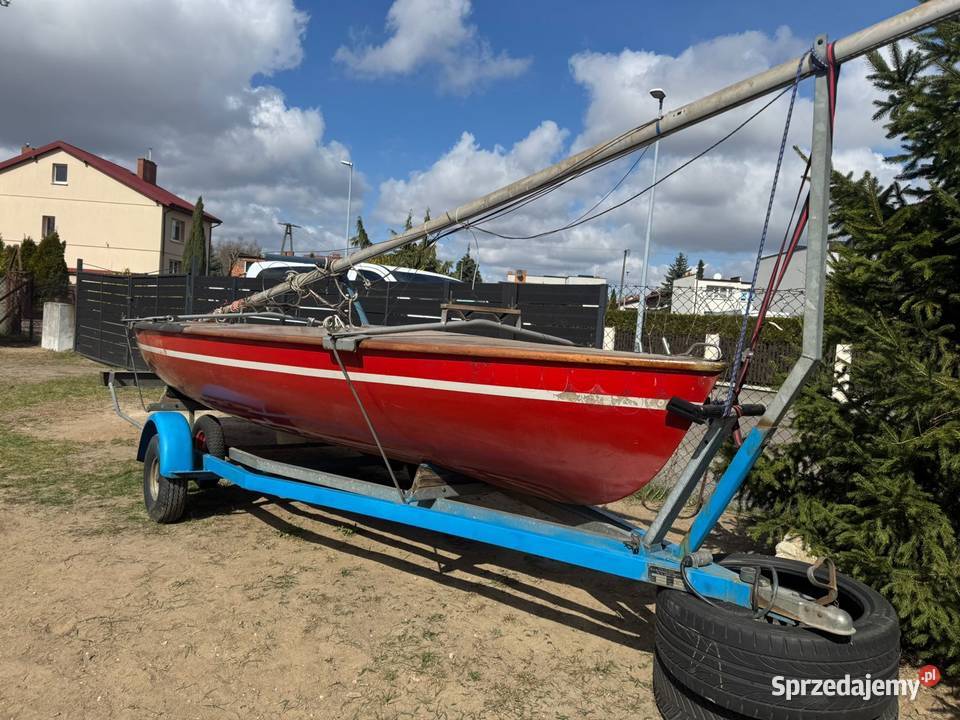 Żaglówka z przyczepką Konin sprzedam