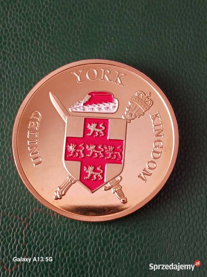 MedalNumizmat W Brytania York Minster Lustrzany sprzedam