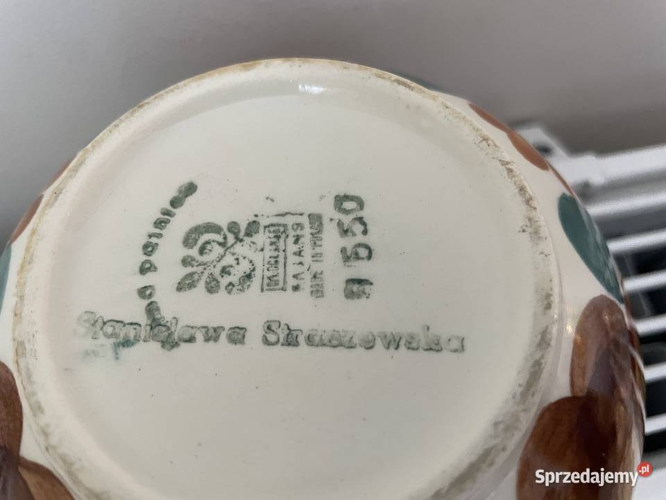 Włocławek fajansowa miska salaterka pomorskie