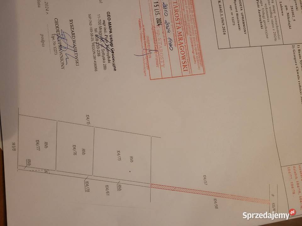 Działka z warunkami zabudowy w LubiewieMikołajki 800m2 Sprzedaż Lubiewo