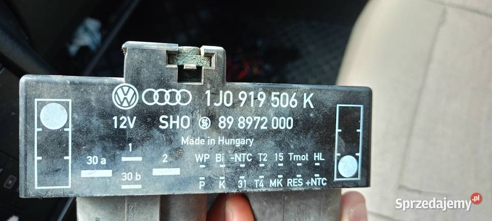 Przekaźnik wentylatorów audi A3 18 benzyna 2001 Chełm