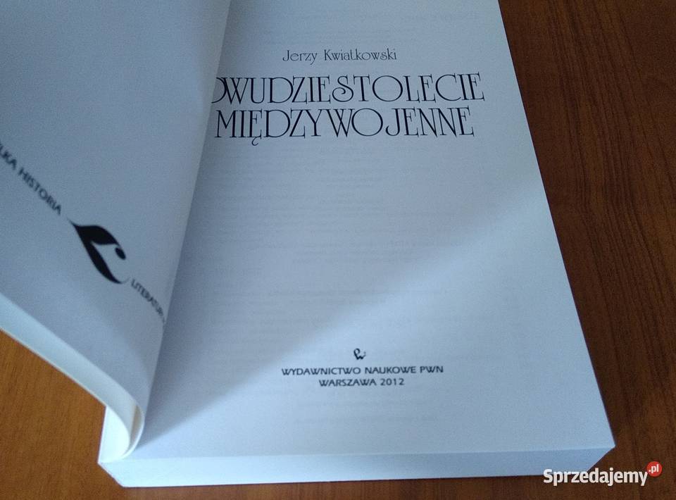 Dwudziestolecie międzywojenne Jerzy Kwiatkowski Gdańsk sprzedam