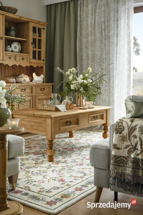 Drewniana ława z szufladkami MES 07 Maków Podhalański sprzedam