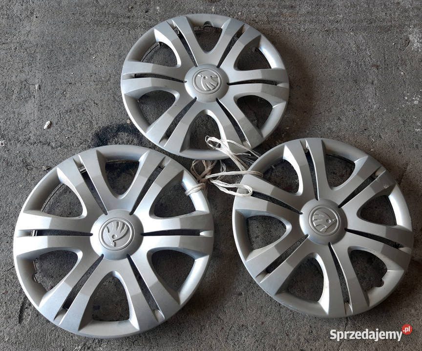 3 kołpaki Skoda 15 oryginalne sprzedam