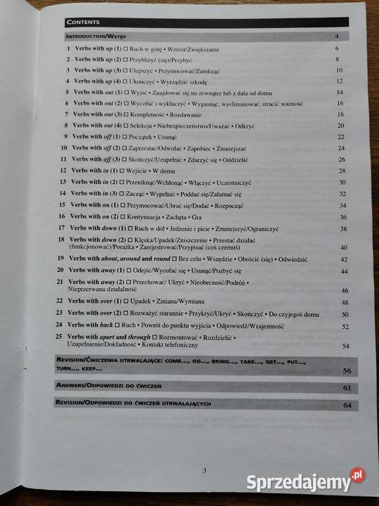 swój angielski Czasowniki złożone Phrasal Verbs ISBN 8371564783 Kraków