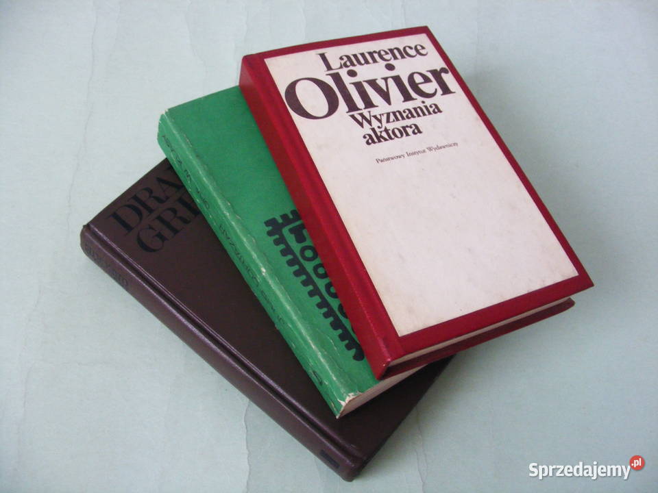 Dramaty greckie Sandauer Wyznania aktora Olivier Oborniki Śląskie sprzedam