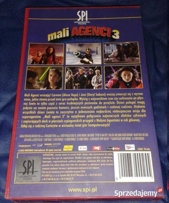 Mali Agenci cz 3 film kaseta wideo VHS