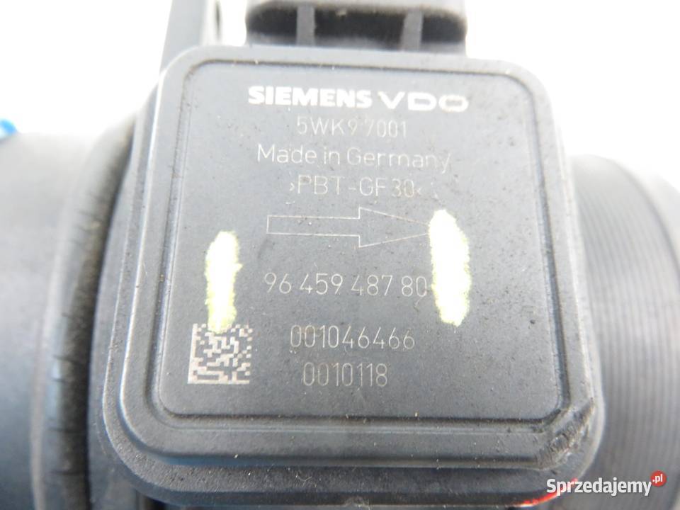 PRZEPŁYWOMIERZ CITROEN C6 27 HDi 9645948780 sprzedam