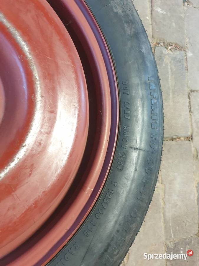 Koło dojazdowe Continental 12590 r15 4x100 ET38 Tomaszów Lubelski