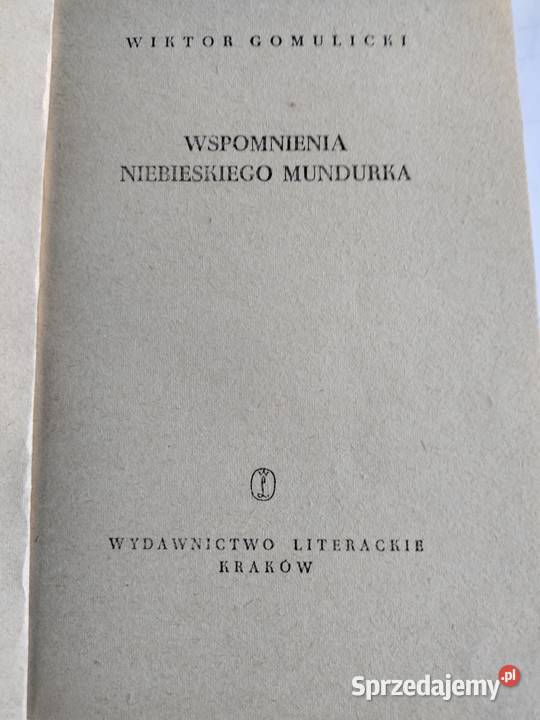Wspomnienia niebieskiego mundurka Wiktor pomorskie Gdynia