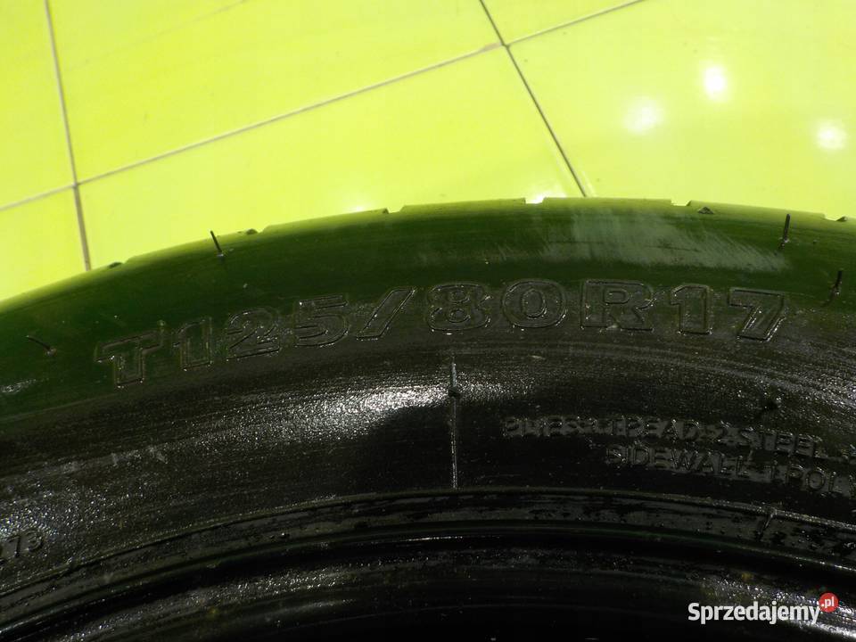 VOLVO S60 S80 V70 kolo dojazdowe 1258017 5x108 Średnica 17" Motoryzacja Suków