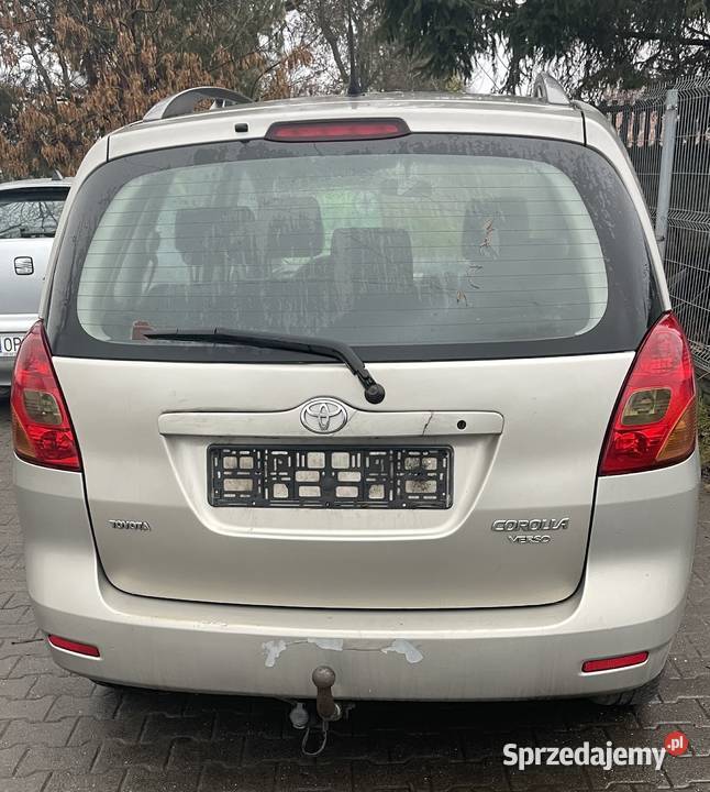 Toyota Corolla Verso I 20 D4D 90 kolor 1D9 NA łódzkie Piotrków Trybunalski sprzedam