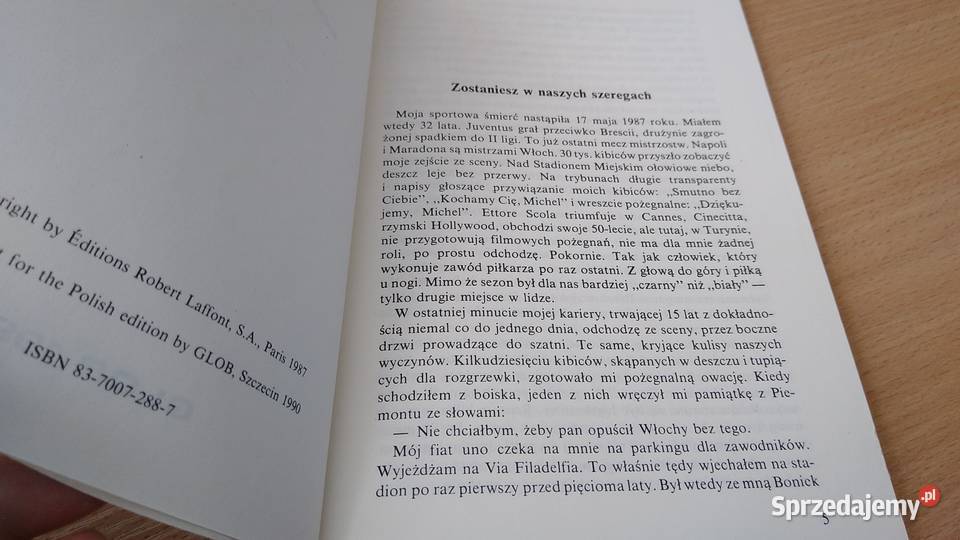 Moje życie mecz Michel Platini Gdańsk