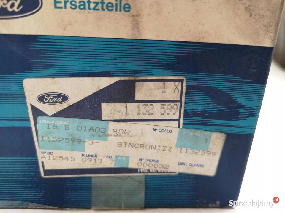 SYNCHRONIZATOR 1 2 BIEGU MTX75 ORYGINAŁ ASO Ford osobowe lubelskie