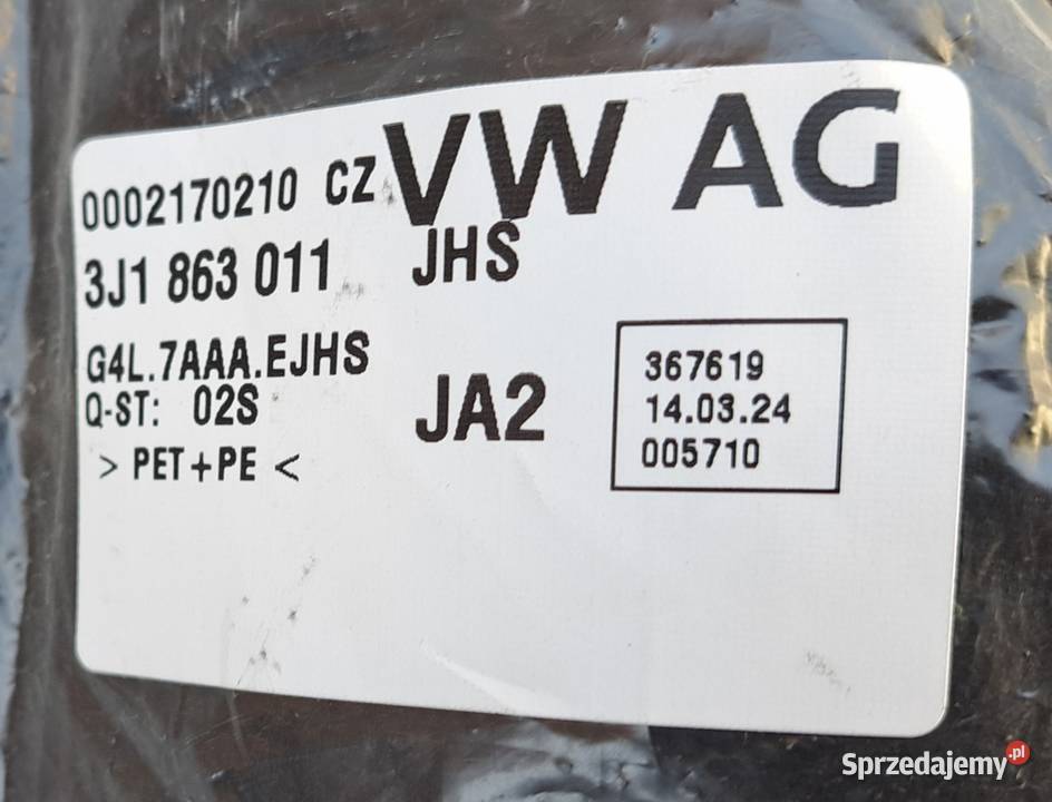 Dywaniki Welurowe VW Passat B9 Skoda Superb IV Akcesoria samochodowe dolnośląskie Mielęcin