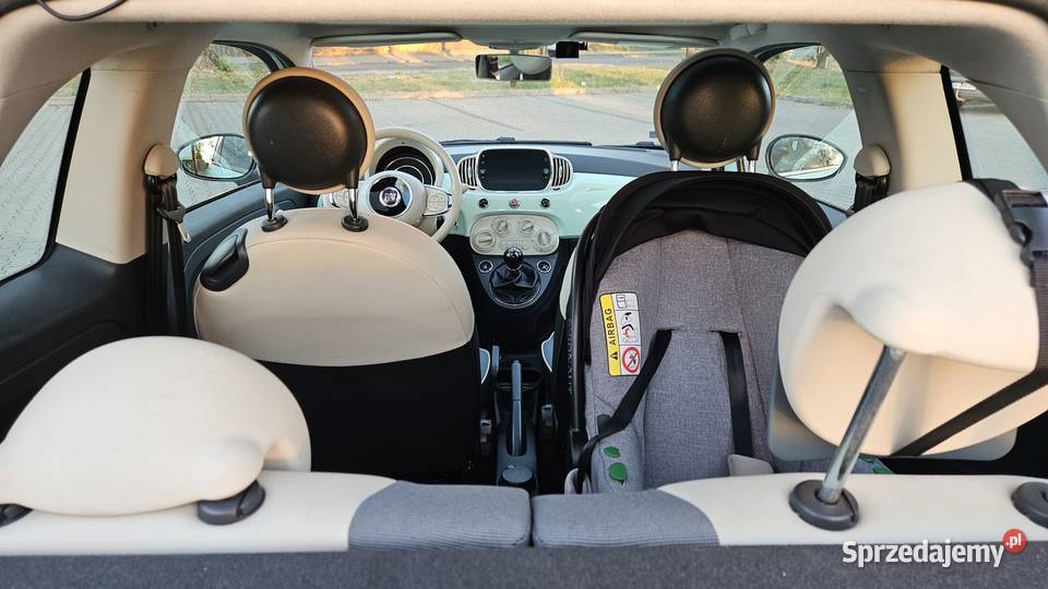 Fiat 500 Lounge MY2017 Miętowy panorama Rok produkcji 2016 500 sprzedam