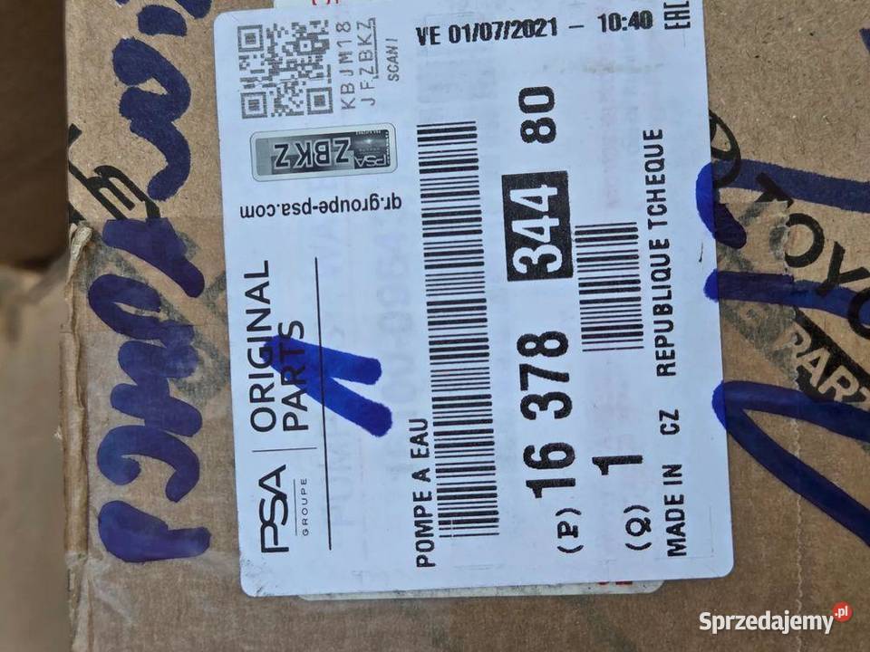 Pompa wody Toyota Aygo II 10 VTi 1637834480